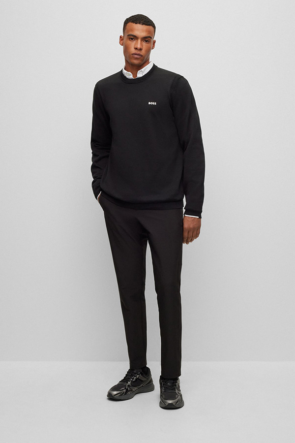 SWEATSHIRT BOSS - 001 BLACK